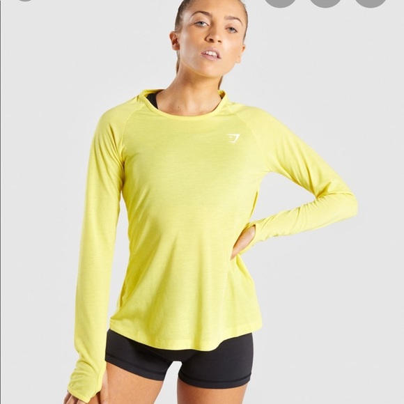 Gymshark Tops - ❗️SALE❗️Gymshark yellow long sleeve top